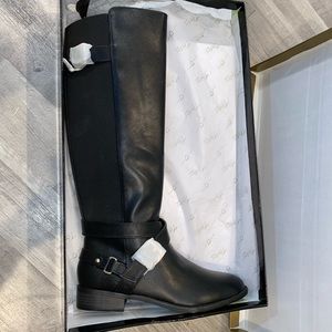 Black riding boots
